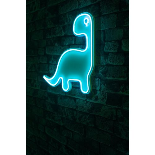 Wallity Ukrasna plastična LED rasvjeta, Dino the Dinosaur - Blue slika 9