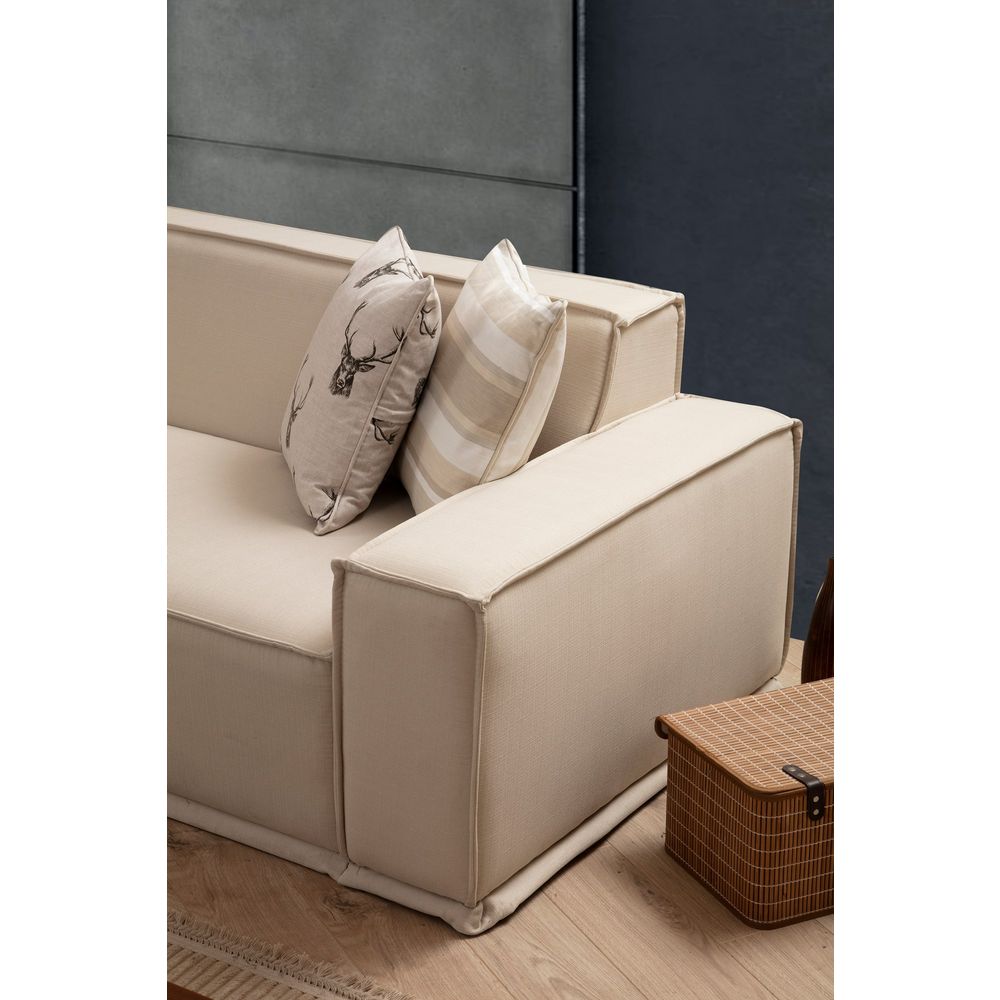 Lego Corner (Chl-2R) - Krem Krem Kutna Sofa slika 3