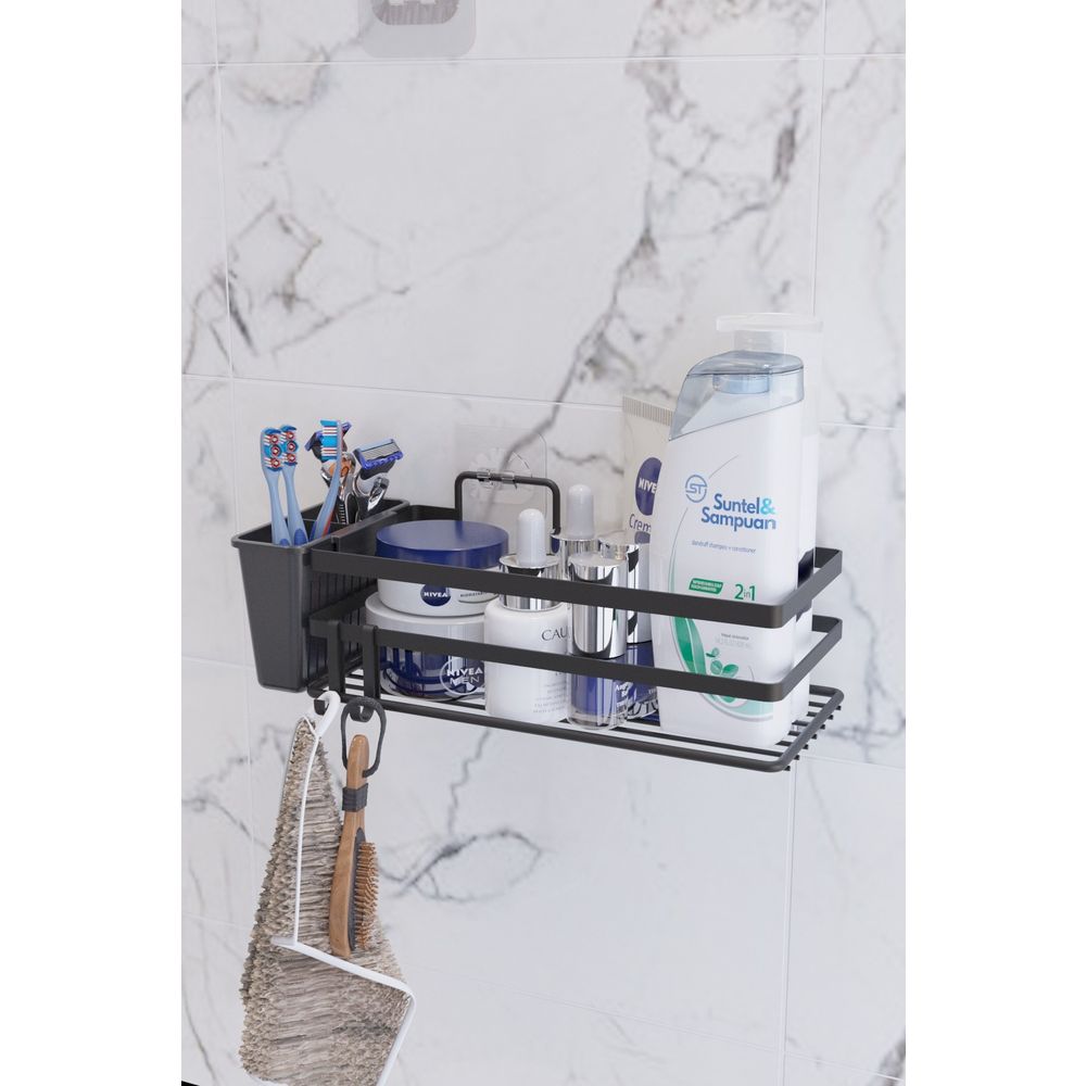 Organizator za Kupatilo SB007K-B u Crnoj Boji slika 2