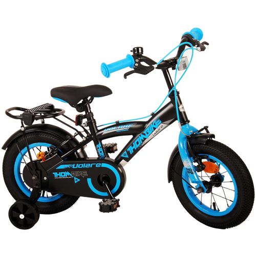 Volare dječji bicikl Thombike 12" s dvije ručne kočnice crno-plavi slika 3