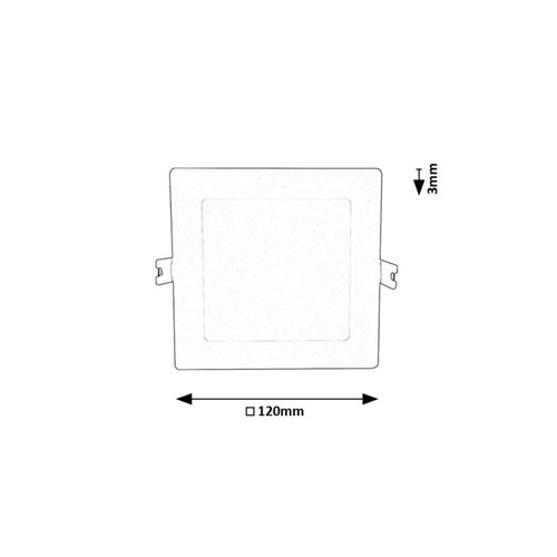 Rabalux Shaun2 ugradna plafonska lampa 120mm 71221 slika 2