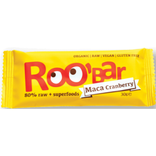 ROOBAR Bar Raw Maca & Brusnica 30G slika 1