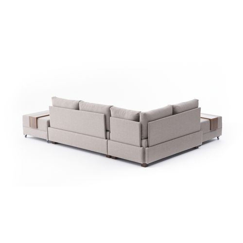 Atelier Del Sofa Kutna garnitura na razvlačenje FLY, lijeva, krem, Fly Left - Cream slika 9