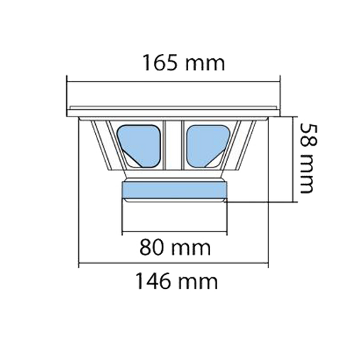 SAL Auto zvučnici, set, 165mm, 2x75W, 4 Ohm - BK 165 slika 3