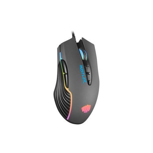 Natec NFU-1698 FURY HUSTLER, Gaming Optical Mouse 500-6400 DPI, RGB LED, 7 Buttons, USB, Black, Cable 1,6 m slika 2