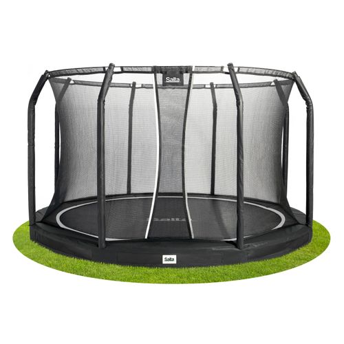 Salta Trambolina Premium Ground Combo 251cm Crna slika 1