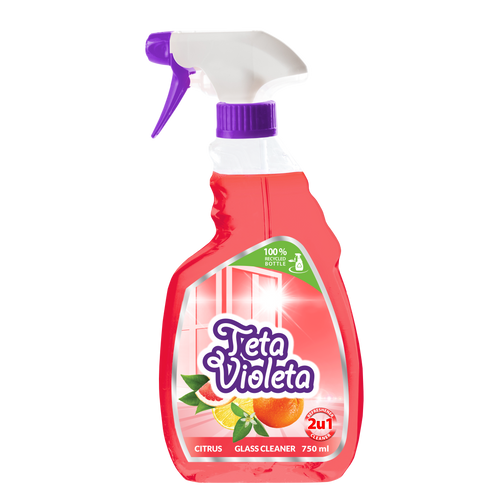 Teta Violeta sredstvo za pranje stakla Citrus, 750ml slika 1