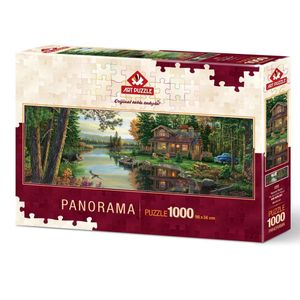 Art Puzzle Koliba pored rijeke 4483 Panorama 1000 pcs