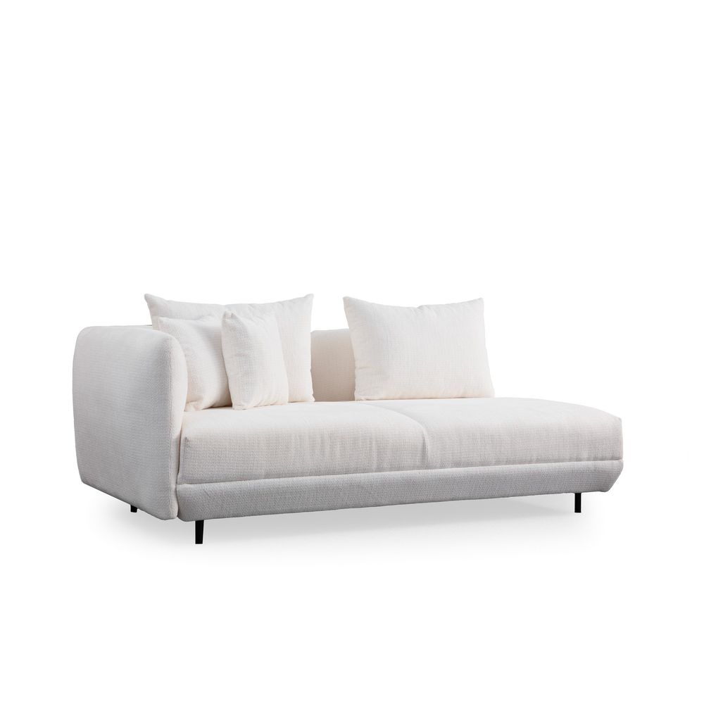 Floransa - Bijeli Ugaoni Sofa slika 10