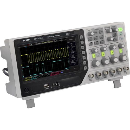 VOLTCRAFT DSO-1204F digitalni osciloskop  200 MHz 4-kanalni 1 GSa/s 64 kpts 8 Bit digitalni osciloskop s memorijom (ods), funkcija generatora 1 St. slika 4