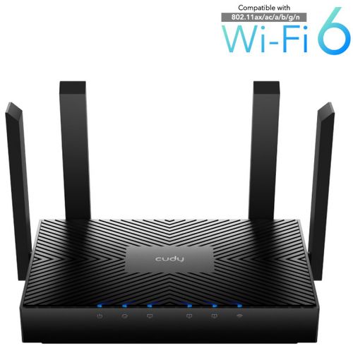 Cudy WR3000 AX3000 WIFI6 Dual Band 2.4+5Ghz Wi-Fi Ruter 1W/4LAN Gbit,4x5dBi 160MHz, Wisp/AP/REP slika 2