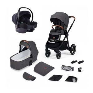 Kinderkraft dječja kolica Everyday, dark gray CZM 3u1 B