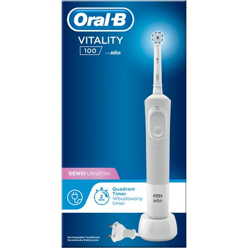 Oral-B električna četkica D100 Vitality Sens white slika 2