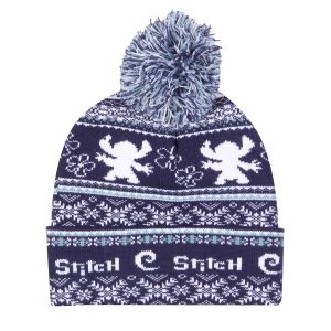 Šešir Stitch Fair Isle Pom Beanie - Mornarsko plava