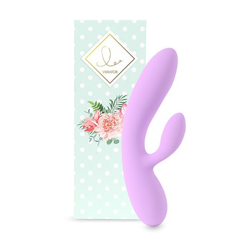 Rabbit vibrator FeelzToys - Lea, ljubičasti slika 1