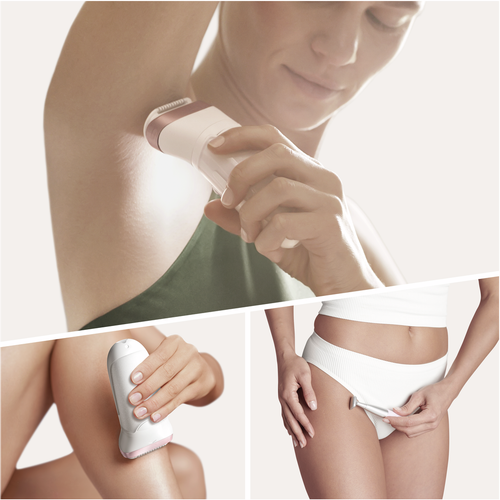 Braun Silk-épil 9 SensoSmart 9/890 Epilator sa 7 nastavaka i Silk-épil 3 u 1 trimer za telo slika 11