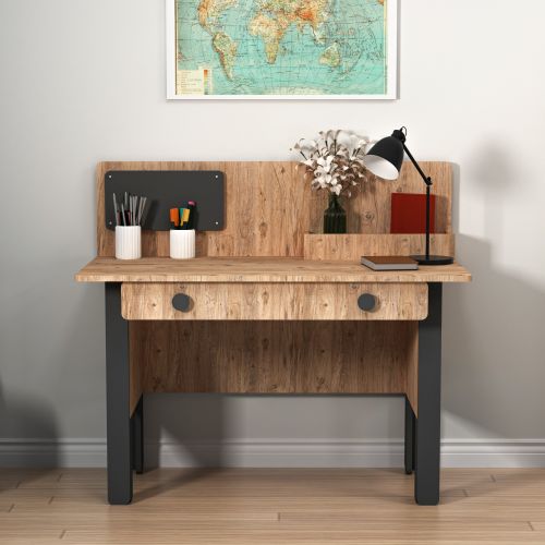 Valerin Atlantic PineAnthracite Study Desk slika 1