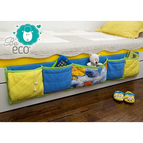 Be eco - Džepko krevet organizator - plavi slika 1