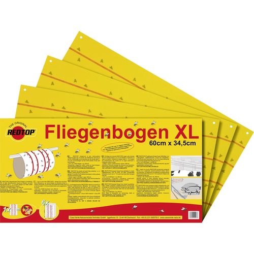 Redtop  Fliegenbogen  31091  ljepljiva folija, privlačenje  zamka za muhe    (D x Š) 600 mm x 345 mm  žuta  6 St. slika 3