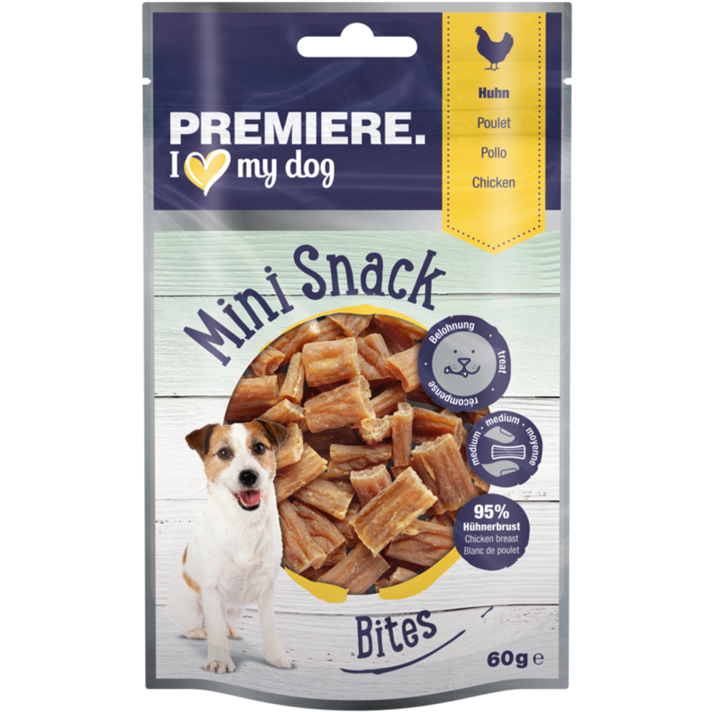 Premiere poslastica za pse Mini Snack Bites piletina 60 g slika 1
