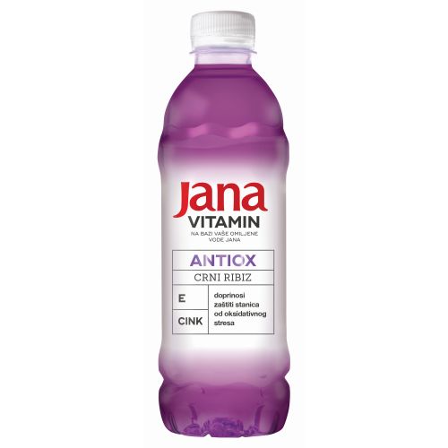 Jana Vitamin antiox crni ribiz 0,5l, pakiranje  6 komada slika 1