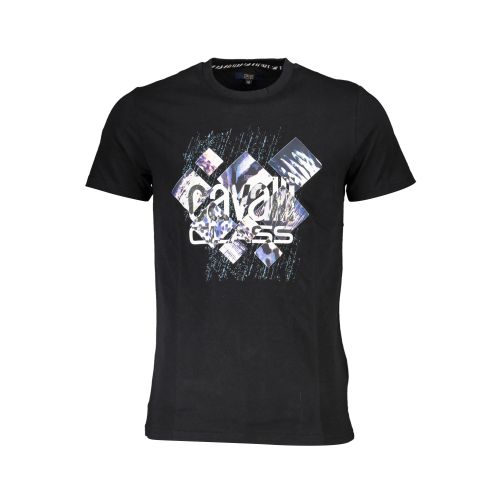 CAVALLI CLASS T-SHIRT SHORT SLEEVE MAN BLACK slika 1