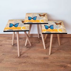 Set Nesting Stolova (3 Komada) 3Shp58 - Višebojni