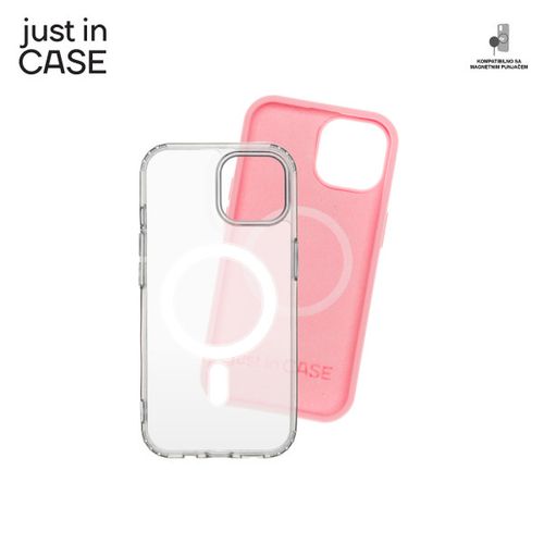 2u1 Extra case MAG MIX PLUS paket PINK za iPhone 15 slika 2