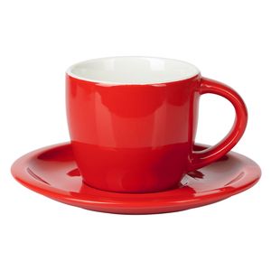 MOMENTO C,šolja za kappuccino,crvena