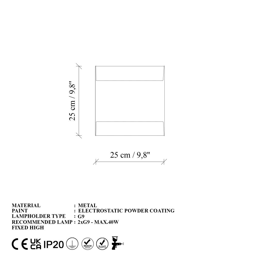 Zidna Lampa Bera - 15302, boje: Zlato slika 8