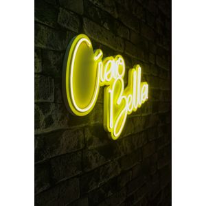 Wallity Ukrasna plastična LED rasvjeta, Ciao Bella - Yellow