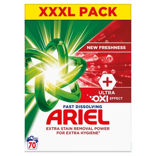 Ariel Prašak za pranje rublja Oxi 70 pranja Box 3.85Kg slika 1