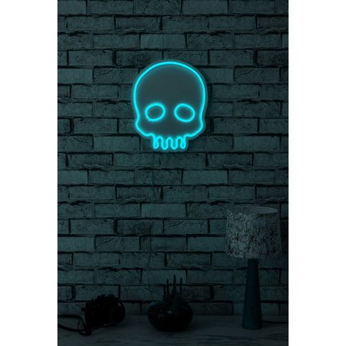 Wallity Ukrasna plastična LED rasvjeta, Skull - Blue slika 12