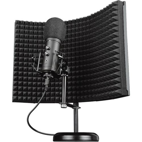 Mikrofon TRUST GXT259 RUDOX USB Refl filter streaming crna slika 1