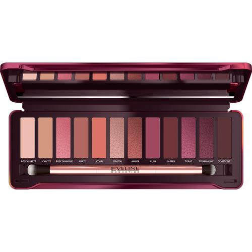 Eveline Paleta Sjenila 12 Ruby Glamour slika 1