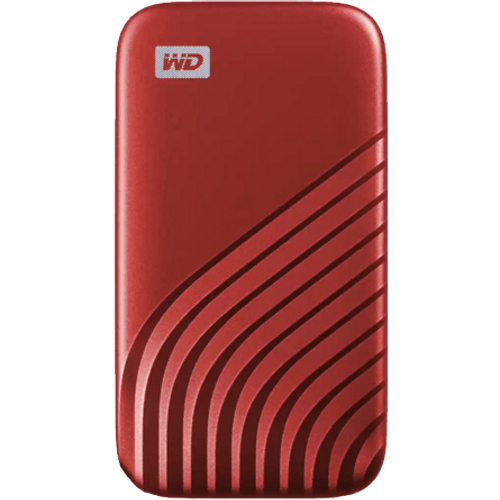 WD 500GB My Passport SSD/WDBAGF5000ARD-WESN Ex disk crveni slika 1