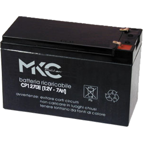 MKC akumulatorska baterija MKC1270P, 12V / 7Ah slika 1