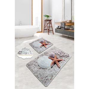 Set prostirki za kupatilo (2 komada) Starfish, boja: višebojna
