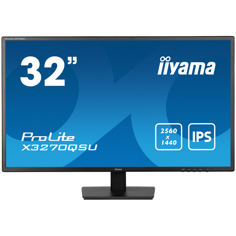 IIYAMA IIYAMA LED Monitor X3270QSU-B1 31.5″ IPS WQHD 2560 x 1440 @100Hz image