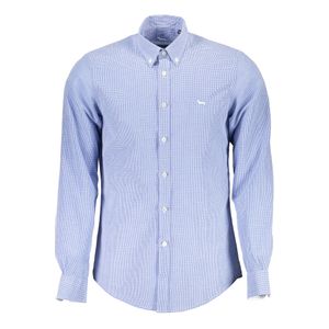 HARMONT &amp; BLAINE MEN'S BLUE LONG SLEEVE SHIRT