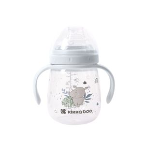 Kikka Boo Flašica/Čaša sa silikonskim grlom Savanna 240ml 6m+ Blue