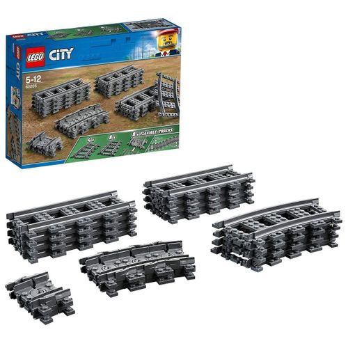 Playset Lego City 60205 Rail Pack 20 Dijelovi slika 4