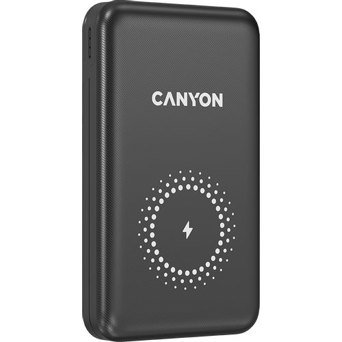 CANYON PB-1001 18W PD+QC 3.0+10W Magnet wireless charger powerbank 10000mAh Li-poly battery, Lightning Input:DC5V/2A, 9V/2A Type c PD Input: DC5V/3A, 9V/2A, Type C PD output:5V/3A,9V/2.2A,12V/1.5A QC 3.0 Output: DC5V/3A, 9V/2A, 12V/1.5A, Wireless slika 7