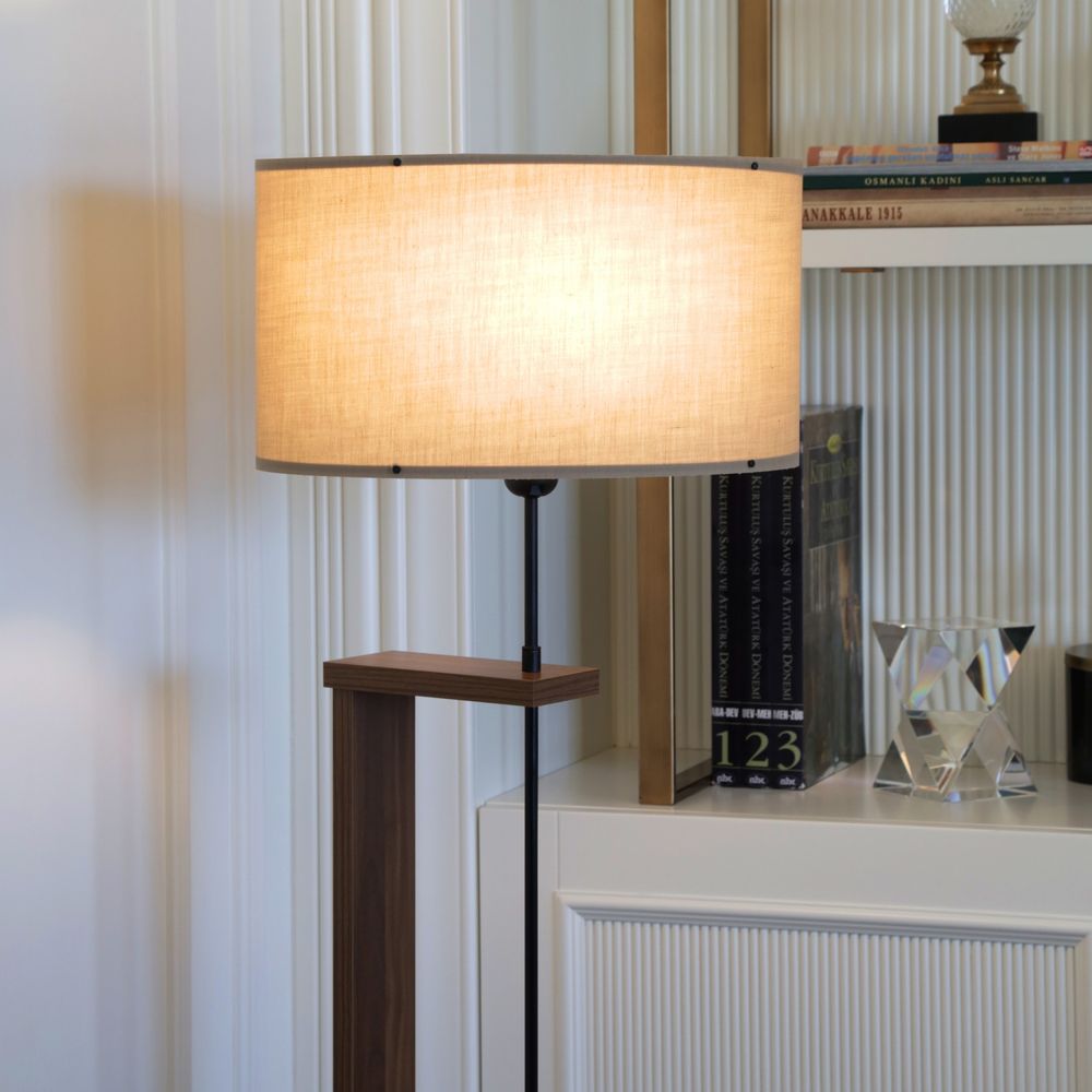 AYD-3131 Mink Drvena Podna Lampa slika 2