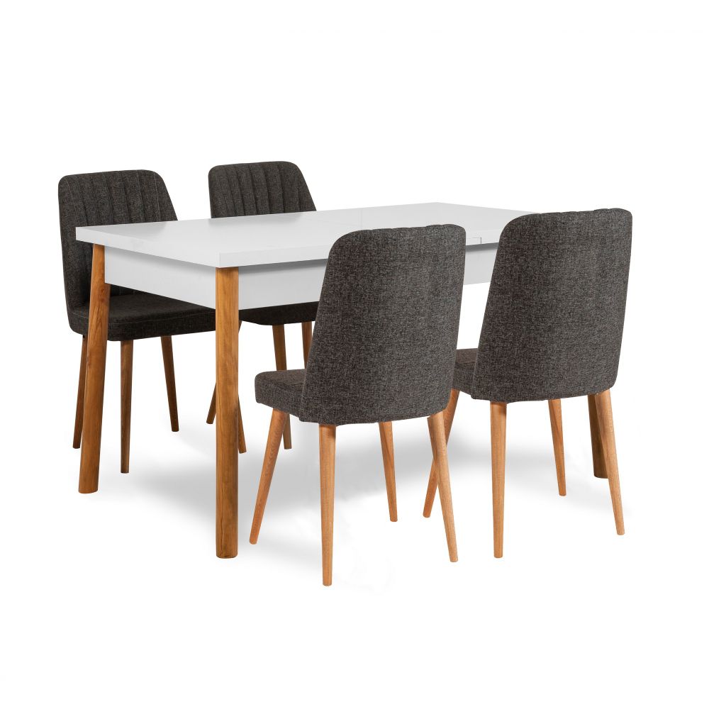 Costa 1053 - Set Stola i Stolica (6 Komada) u Atlantic Borovini slika 2