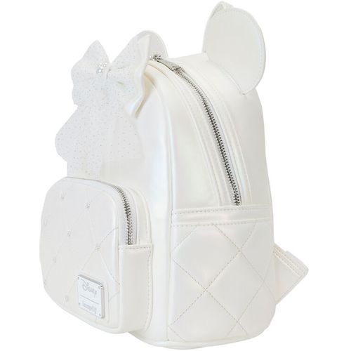 Loungefly Disney Minnie Mouse Iridescent Wedding backpack 26cm slika 3