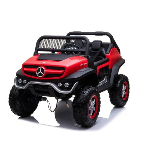 Licencirani Mercedes Unimog crveni - auto na akumulator slika 2