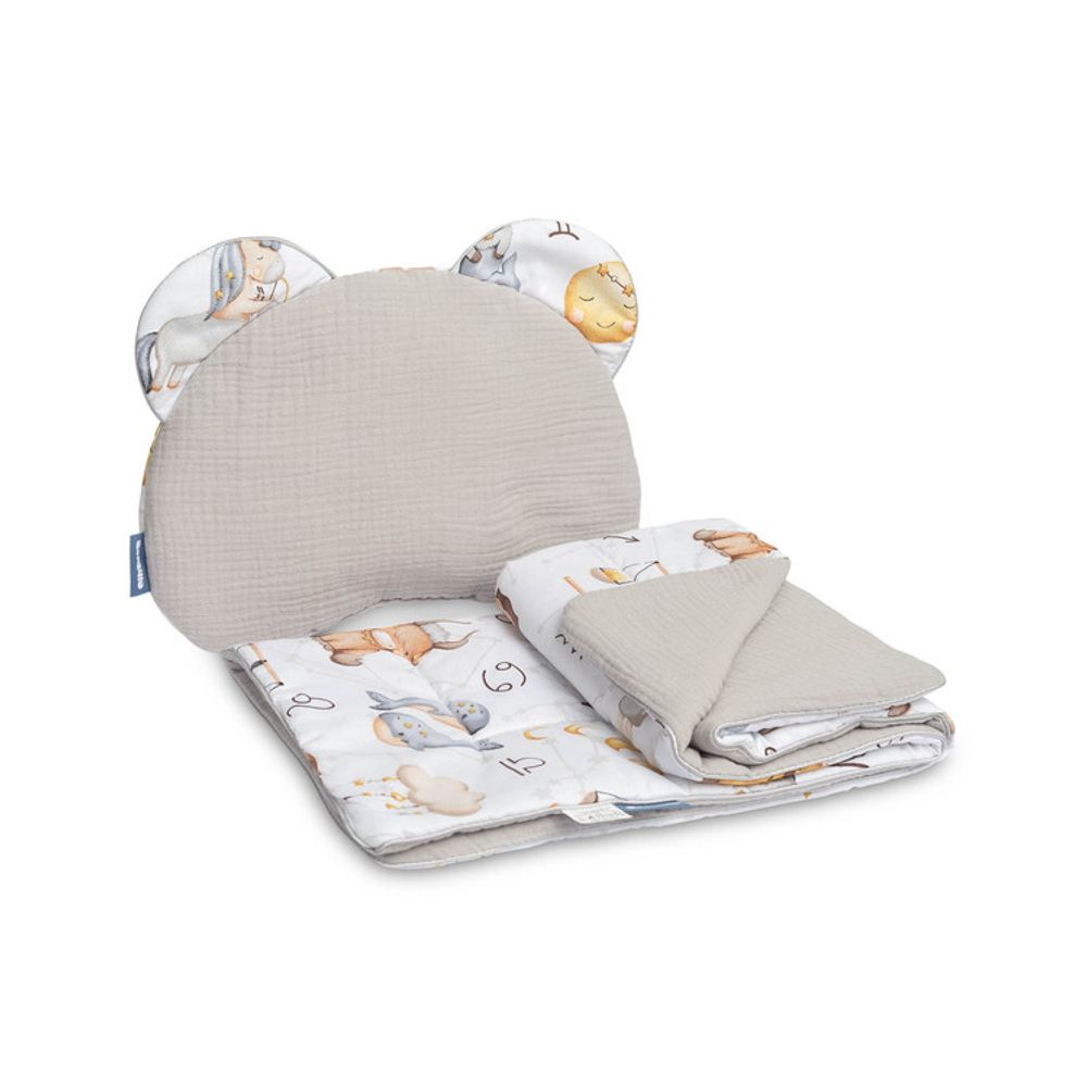 Set kolica od muslin - zodiac grey slika 1