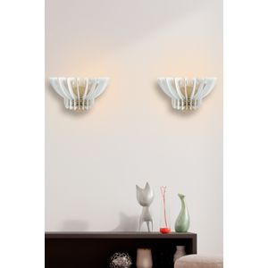 209-TB2 Bijela Zidna Lampa