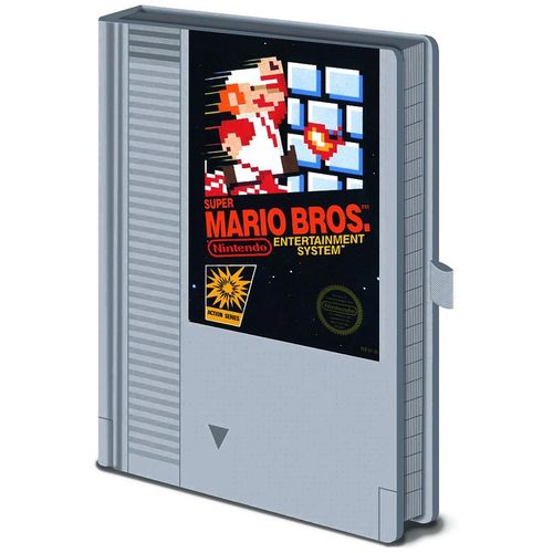 NIntendo (NES - Super Mario Bros) Cartridge Notebook slika 1